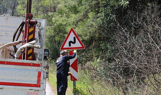 Büyükşehir'den Kemer yayla yollarında kapsamlı çalışma