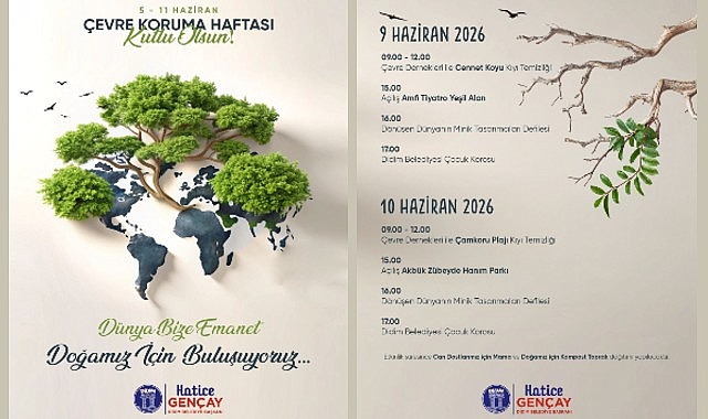 Didim Belediyesi'nden Çevre Koruma Haftası Etkinlikleri