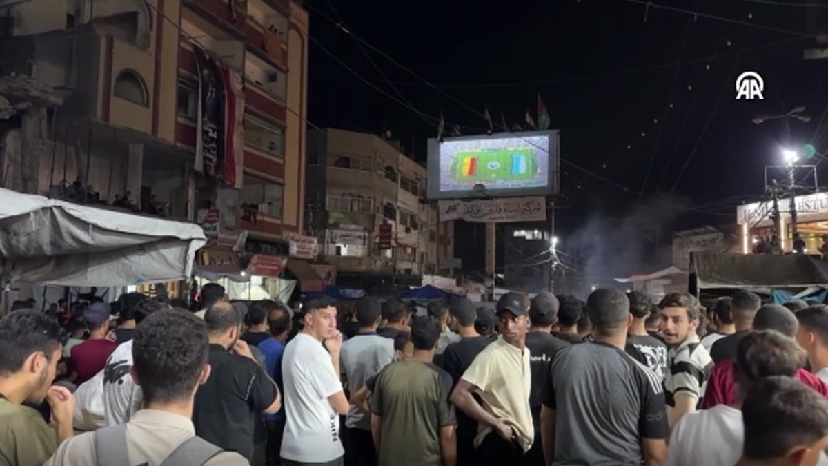Gazze'de İspanya'nın Dünya Kupası zaferi kutlandı