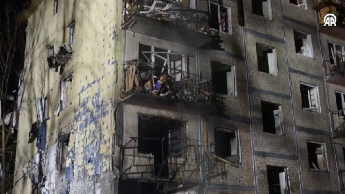 Rusya'nın Kiev'e düzenlediği hava saldırısında 9 kişi öldü, 28 kişi yaralandı