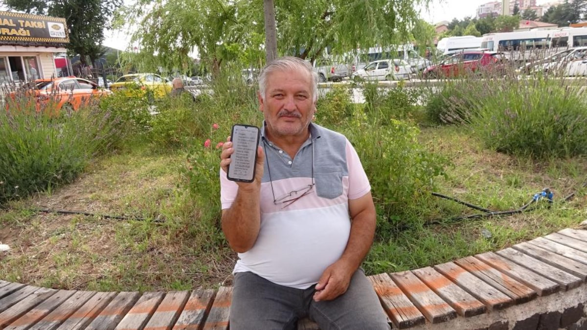 Yozgat'ta telefonuna gelen mesaj, 150 bin liradan edecekti