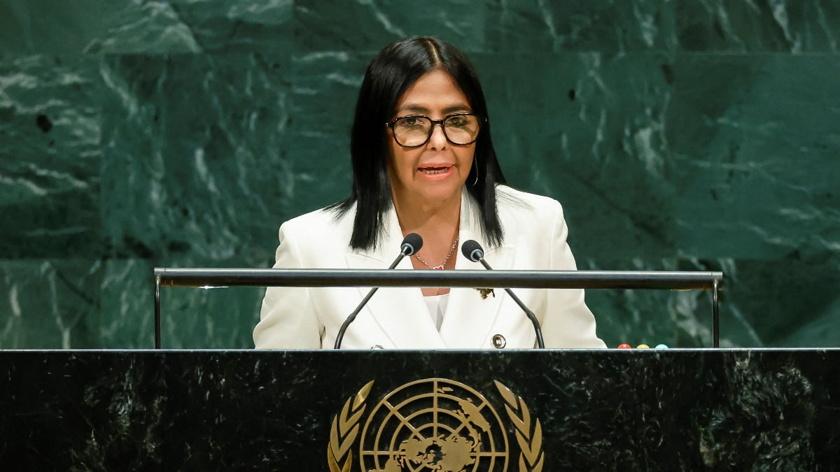 Delcy Rodriguez'den BM kürsüsünde Maduro'suz konuşma: Bir kere bile bahsetmedi