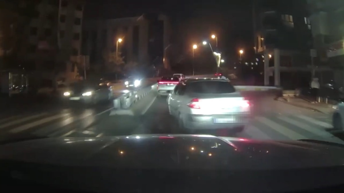 İstanbul'da makas atan sürücüye ceza