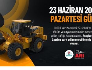 Bu Caddeye Araç Park Eden Sürücüler Dikkat!
