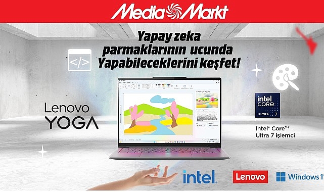 MediaMarkt, Intel, Lenovo ve Microsoft’tan   iş birliği: Yapay zekâyı keşfetmeye hazır mısınız?