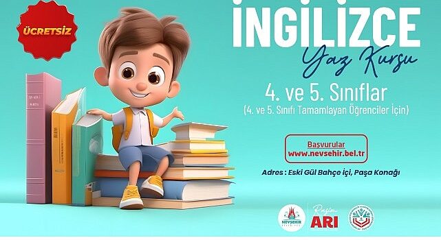 Nevşehir Belediyesi’nden İngilizce Yaz Kursu