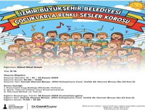 “Çocuklarla Renkli Sesler Korosu” başlıyor