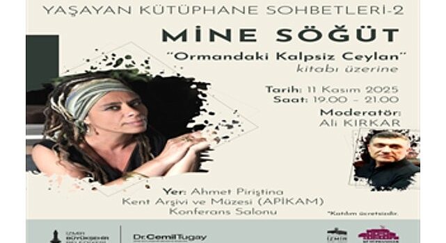 Mine Söğüt, Yaşayan Kütüphane Sohbetleri’ne konuk oluyor