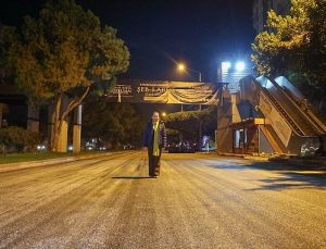 100. Yıl Bulvarı’nda asfalt çalışmasının ilk etabı tamamlandı