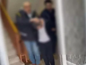 41 yıla hükümlü firari, kapıda polisi görünce intihara kalkıştı