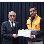 Aliağa’da Orman Yangınlarıyla Mücadele Eden Personele Teşekkür Belgesi