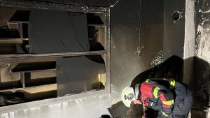 Aydın’da evde çıkan yangında ölümden döndü