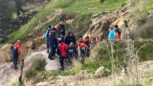 Aydın’da kaçak kazı için girdiği tünelde mahsur kaldı