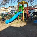 Ayvalık’ta Park ve Bahçeler Ekiplerinden 7/24 Yoğun Mesai