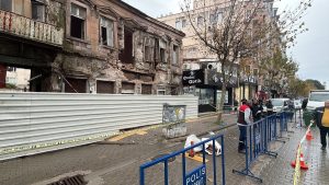 Balıkesir’de sağanak tarihi yapıyı yıprattı