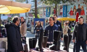 Büyükşehir Zabıtasından kaldırım işgallerine sıkı denetim