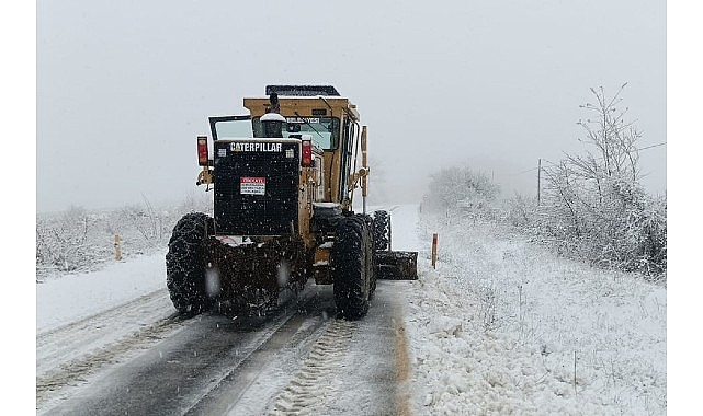 Canik Belediyesi’nden Karla Etkin Mücadele