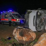 Diyarbakır’da işçi servisi devrildi: 16 yaralı