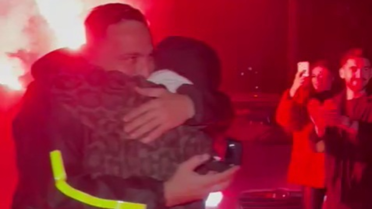 Düzce’de kaza şakasının altından evlilik teklifi çıktı