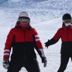 Erzurum Palandöken’de kayak keyfi