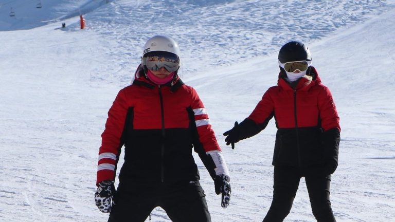 Erzurum Palandöken’de kayak keyfi