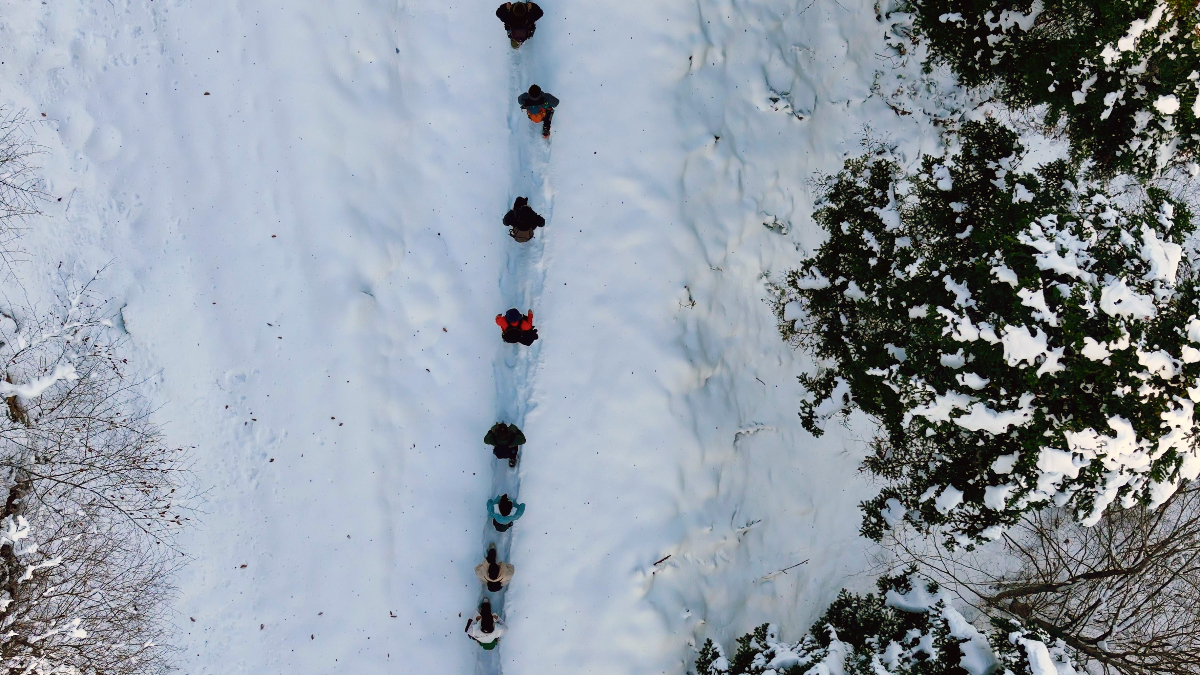 Gümüşhane’de büyüleyen manzarada toplandılar