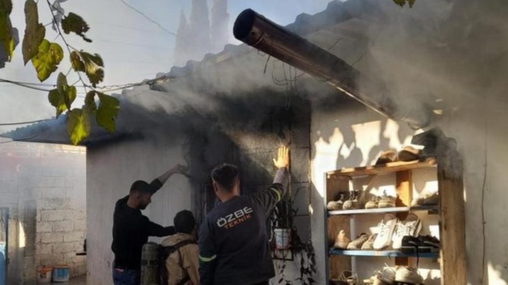 Hatay’da müstakil evde yangın