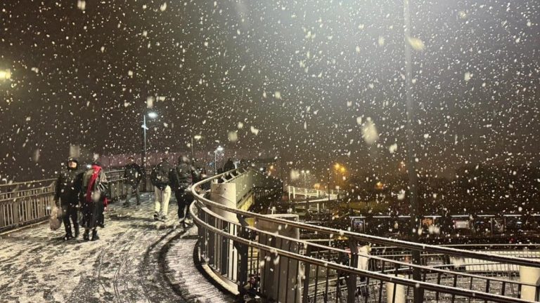 İstanbul için karla karışık yağmur ve don uyarısı