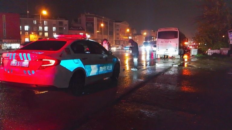 İstanbul Silivri’de servis aracının çarptığı kadın öldü