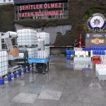 İstanbul, Tekirdağ ve Antalya’da 45 bin 347 litre sahte alkol ele geçirildi