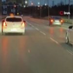 İstanbul’da konvoydan havaya ateş açtı