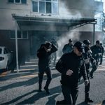 İtfaiye ekiplerinden polis okulunda yangın tatbikatı