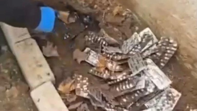 İzmir’de toprağa gömülü uyuşturucu bulundu