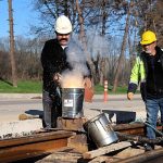 Kartepe Tramvay Hattı’nda raylar kaynak ile birleşiyor
