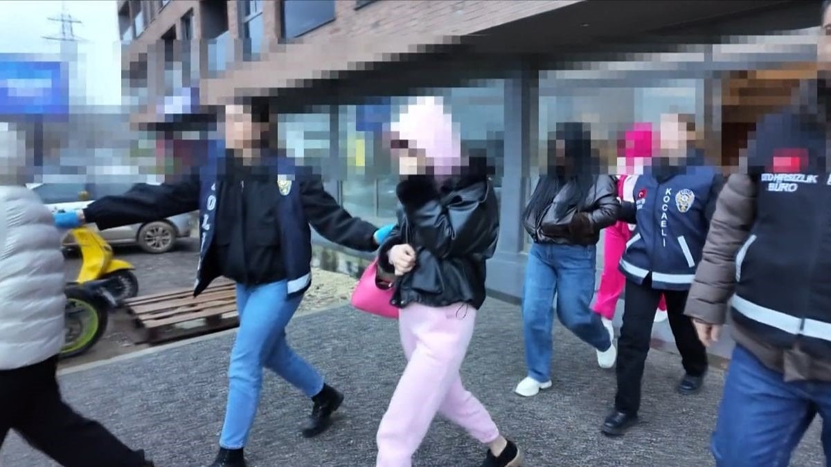 Kocaeli merkezli fuhuş operasyonu: 12 gözaltı, 14 kadın kurtarıldı