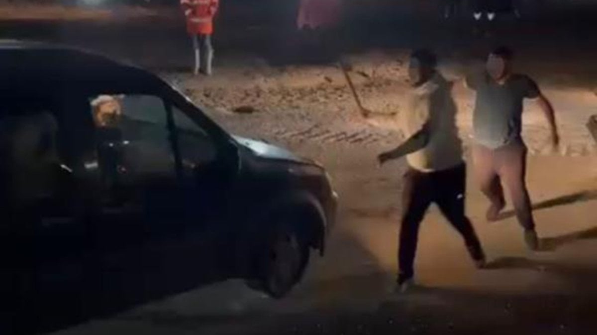 Kocaeli’de öfkelenen sürücü ortalığı birbirine kattı