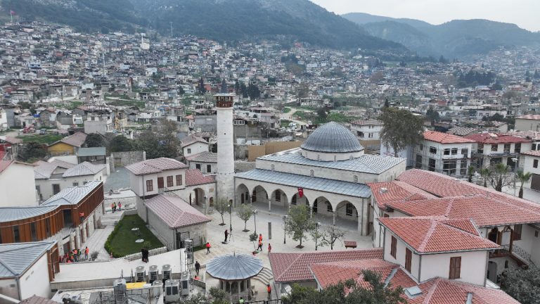 Konya Büyükşehir Belediyesi, Hatay’da Habib-i Neccar Camii’nin restorasyonunu tamamladı