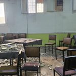 Mardin’de kıraathanede tavandan kopan sıva parçaları müşterilerin üzerine düştü