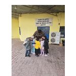 Miniklerden barınağa ziyaret