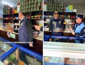 Raftaki ürün denetime giden zabıtayı kızdırdı: Satılmaması lazım, derhal kaldırın