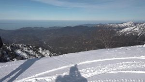 Rize’nin deniz manzaralı Handüzü Yaylası kış sporlarının yeni adresi