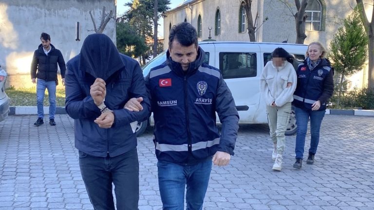 Samsun’da üşüdükleri için girdikleri evden 50 bin liralık televizyon çaldılar