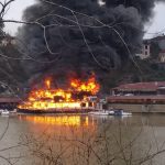 Sera Gölü kıyısındaki turistik tesis alevlere teslim oldu