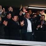 Serbest bırakılan Sadettin Saran, Eyüpspor-Fenerbahçe maçını izlemeye geldi