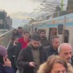 Topkapı’da tramvay raydan çıktı