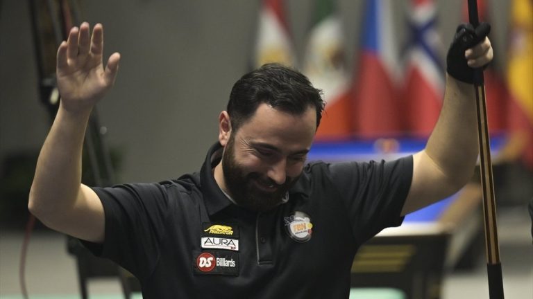Türkiye 3 Bant Bilardo Şampiyonası’nın 3. etabının galibi Berkay Karakurt