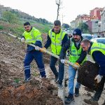 Zümrütevler’in parkları geri dönüşümle yenileniyor