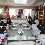 1918 Rice FK’dan Başkan Topaloğlu’na nezaket ziyareti