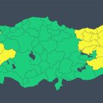 36 il için sarı kodlu meteorolojik uyarı