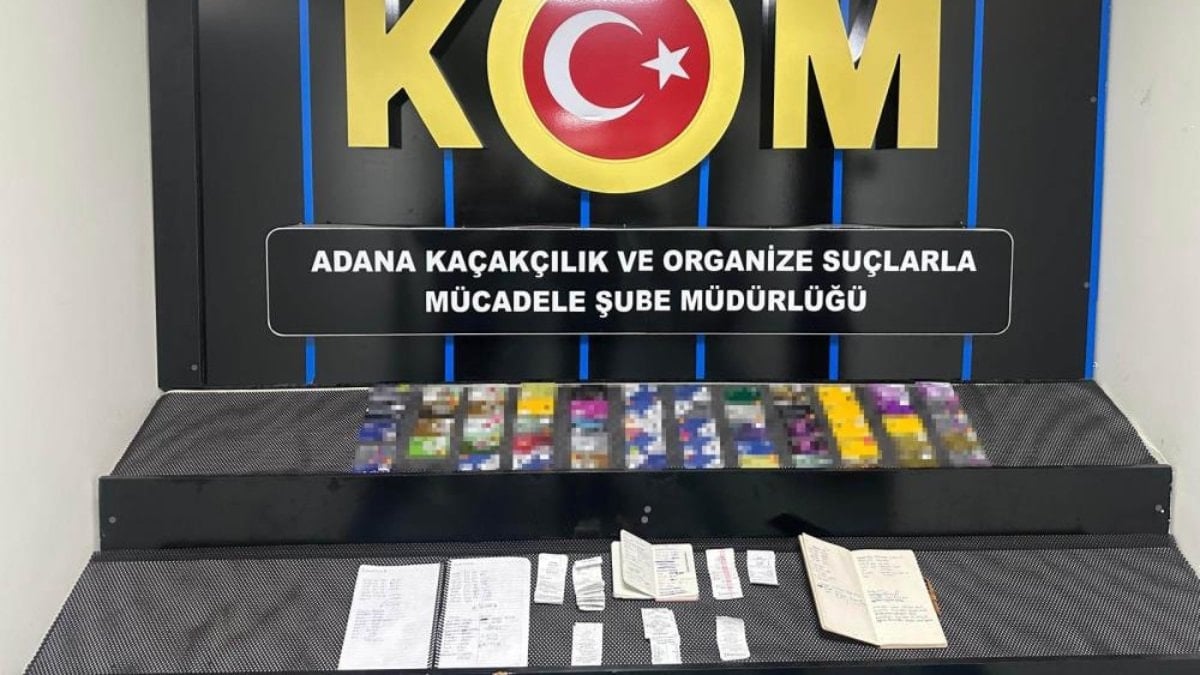 Adana’da tefecilik operasyonu: 59 banka ve kredi kartına el konuldu